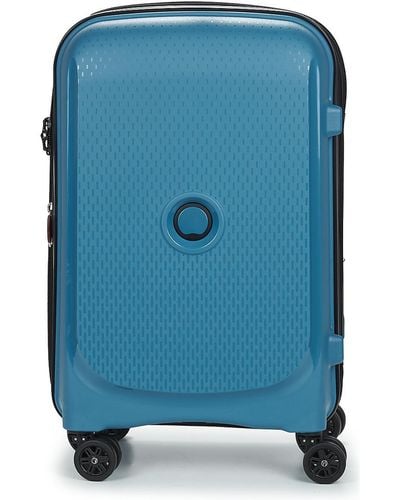 Delsey Hard Suitcase Belmont Plus Extensible 55cm - Blue