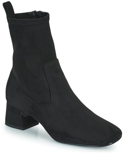Unisa Lemico Low Ankle Boots - Black