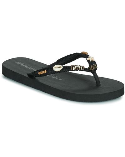 Banana Moon Flip Flops / Sandals (shoes) Lucero - Black