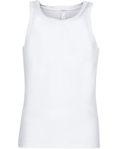 Hom Suprem Cotton Tanktop Vest Top - White