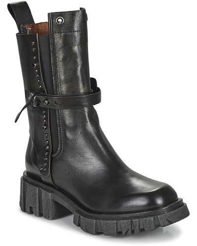 A.s.98 Hell Stud Mid Boots - Black