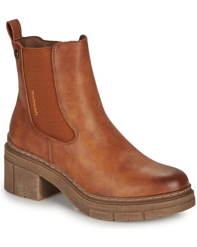 Refresh Low Ankle Boots 170997 - Brown
