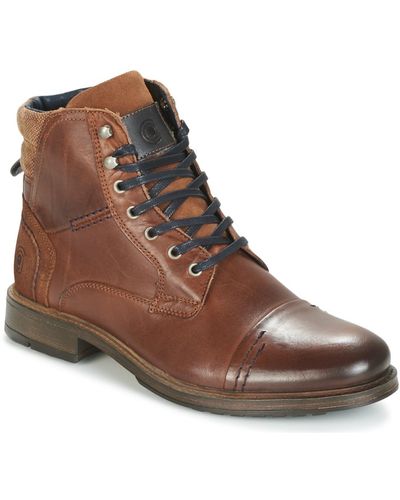 Casual Attitude Hokes Men's Mid Boots In Brown