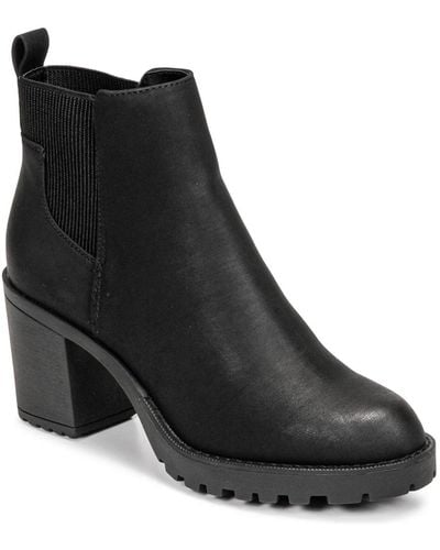 ONLY Barbara Heeled Bootie Low Ankle Boots - Black