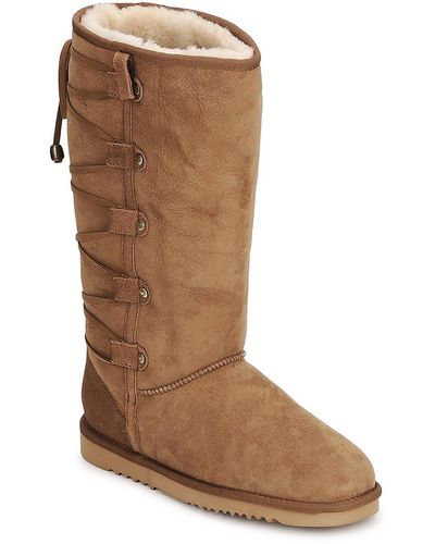 Love From Australia Nordic High Boots - Brown
