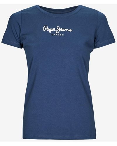 Pepe Jeans New Virginia N Blue | Lyst UK in Ls T-shirt