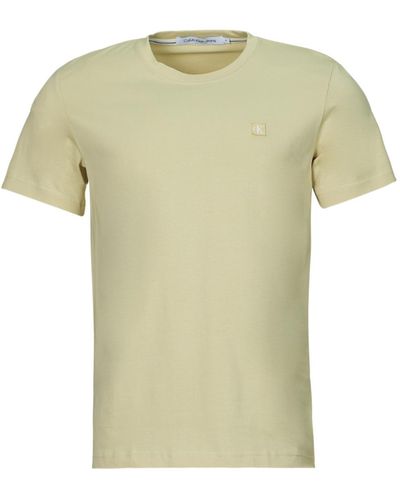 Calvin Klein T Shirt Ck Embro Badge Tee - Green