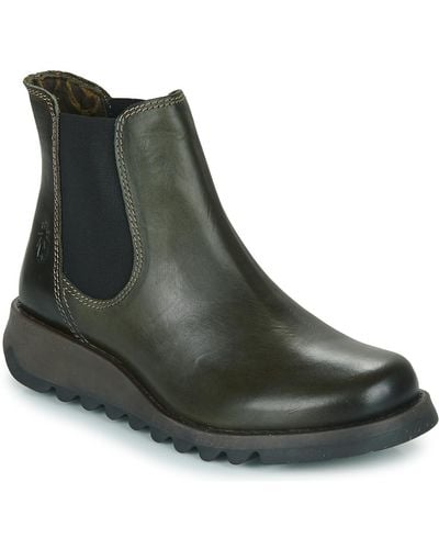 Fly London Salv Mid Boots - Green