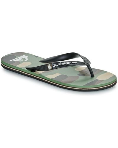 Quiksilver Flip Flops / Sandals (shoes) Molokai Art Ii - Green