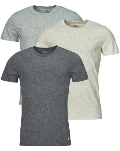 Polo Ralph Lauren T Shirt S / S Crew-3 Pack-crew Undershirt - Grey