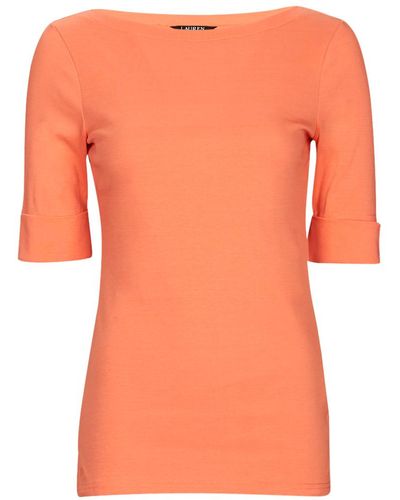 Lauren by Ralph Lauren Judy Long Sleeve T-shirt - Orange