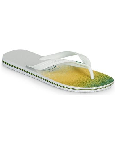 Havaianas Flip Flops / Sandals (shoes) Brasil Fresh - Yellow