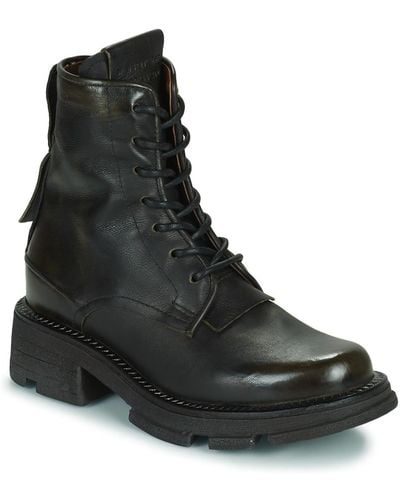 A.s.98 Lane Lace Mid Boots - Black
