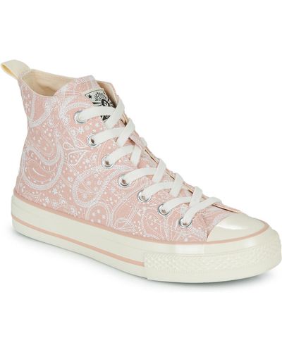 Victoria Shoes (high-top Trainers) Tribu Brillo Bandana Lon - Natural