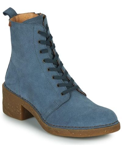 El Naturalista Ticino Low Ankle Boots - Blue