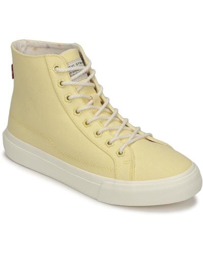 Levi's Shoes (high-top Trainers) Decon Mid S - Natural