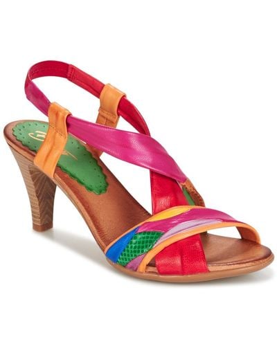 Betty London Pouloi Women's Sandals In Multicolour - Pink