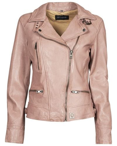 Oakwood Video Leather Jacket - Pink