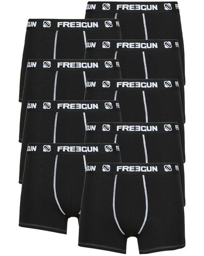 Freegun Boxer Shorts Boxers Coton Nr X9 - Black