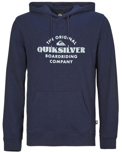 Quiksilver Sweatshirt Tradesmith Hoodie - Blue
