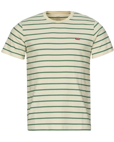 Levi's T Shirt Ss Original Hm Tee - Green