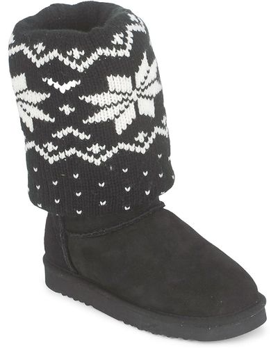 Love From Australia Cozie Low Ankle Boots - Black