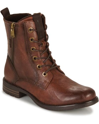Tom Tailor Mid Boots 93303-cognac - Brown