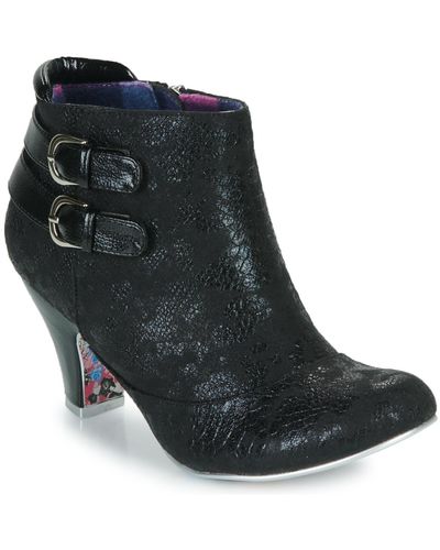 Irregular Choice Think About It Low Ankle Boots - Black