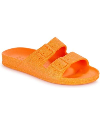 CACATOES Mules / Casual Shoes Neon Fluo - Orange
