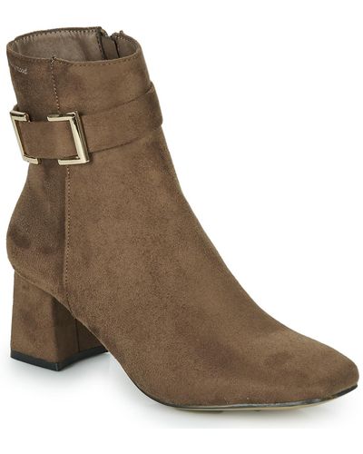 Moony Mood New4 Low Ankle Boots - Brown