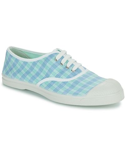 Bensimon Shoes (trainers) Summer Checks - Blue