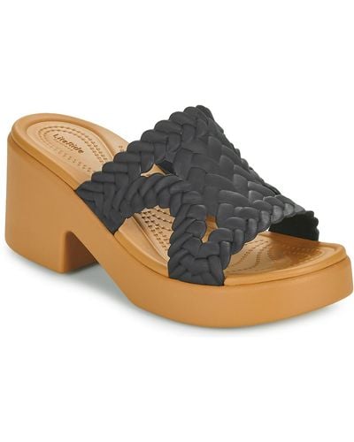 Crocs™ Mules / Casual Shoes Brooklyn Woven Slide Heel - Blue
