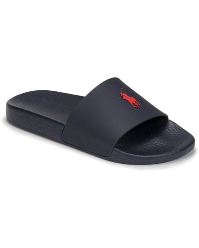 Polo Ralph Lauren Polo Slide-sandals-slide Tap-dancing - Blue