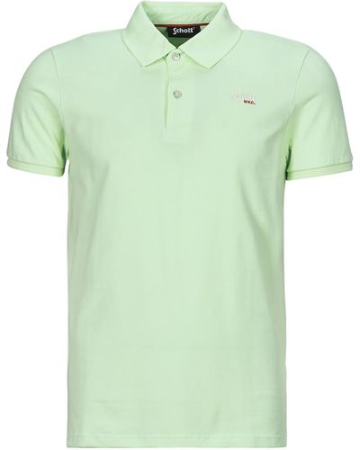 Schott Nyc Polo Shirt Ps James 4 - Green