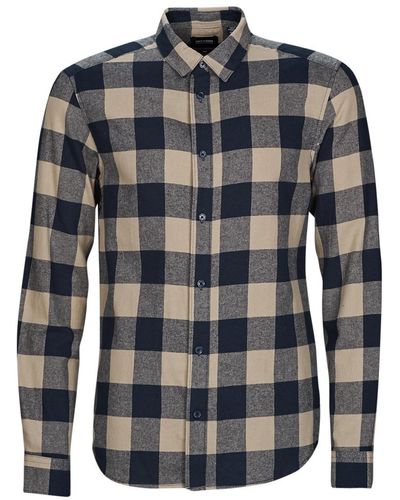 Only & Sons Onsgudmund Life Ls Checked Shirt Long Sleeved Shirt - Multicolour
