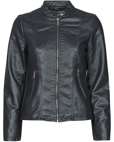 ONLY Onlmelisa Leather Jacket - Black