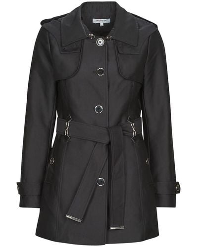 Morgan Trench Coat Glani - Black