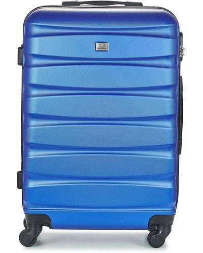 David Jones Hard Suitcase Chauvettini 72l - Blue