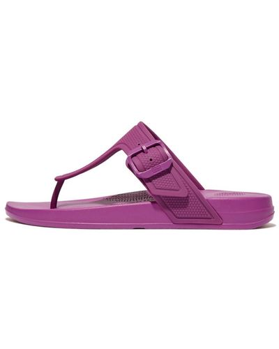 Fitflop Flip Flops / Sandals (shoes) Iqushion Adjustable Buckle Flip-flops - Purple