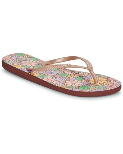 Roxy Flip Flops / Sandals (shoes) Bermuda Print - Pink
