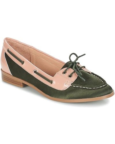 André Nonette Boat Shoes - Green