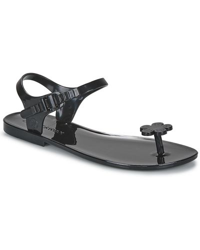 Chattawak Flip Flops / Sandals (shoes) Yama Hibiscus - Metallic