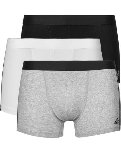 adidas Boxer Shorts Active Flex Cotton 3 Stripes - Grey