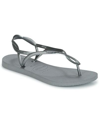 Havaianas Luna Flip Flops / Sandals (shoes) - Metallic