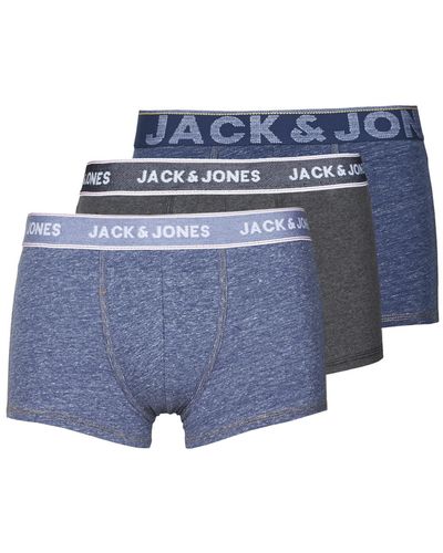Jack & Jones Jacdenim X3 Boxer Shorts - Grey