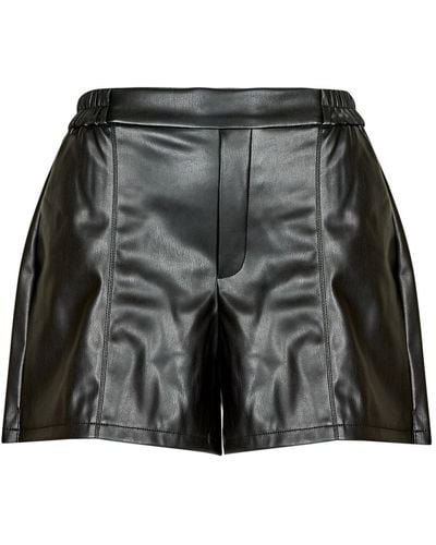 Vila Shorts Vipen Rw Coated Shorts - Black