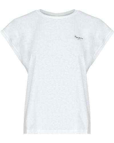 Pepe Jeans T Shirt Bloom - White