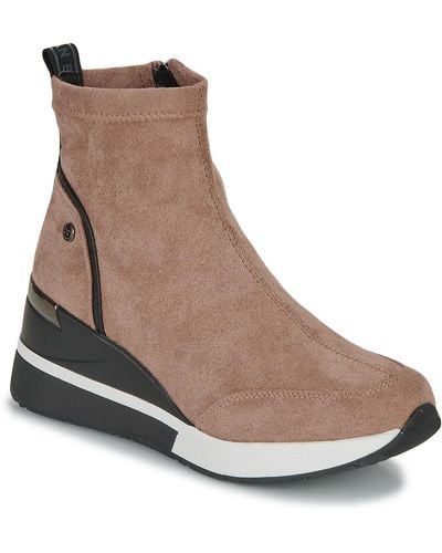 Xti Shoes (high-top Trainers) 140057 - Brown