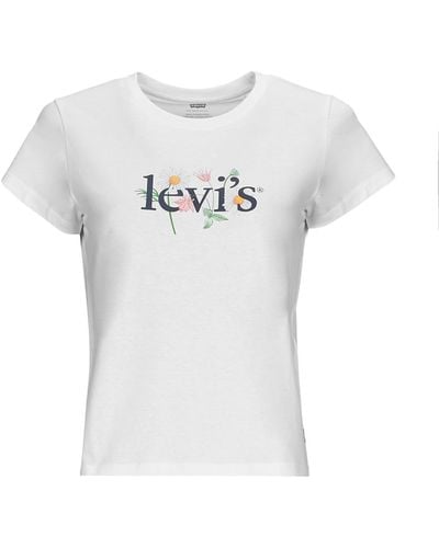 Levi's T Shirt Graphic Authentic Tshirt - White