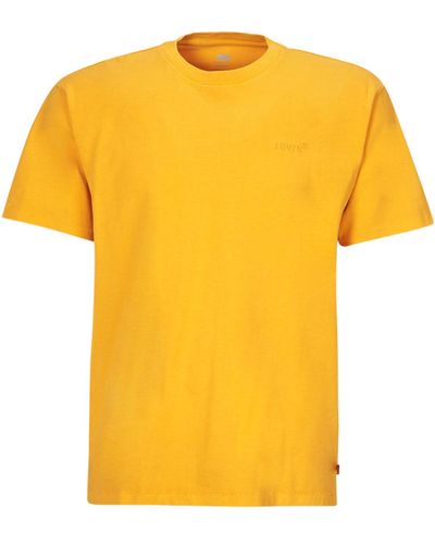 Levi's T Shirt Red Tab Vintage Tee - Yellow